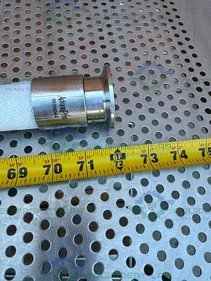 USED ADVANTA PURE APSW-P-1000 CLASS VI 72" SILICONE HOSE W/ 1" SANITARY FITTING