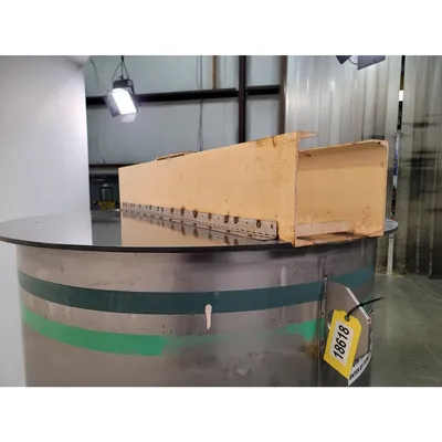 Used 550 Gallon (2,000 Liter) Bendel Stainless Steel Liquid Mix Tank