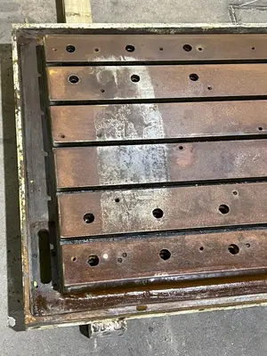 110" X 36" T-SLOTTED LAYOUT PLATE: STOCK #18317