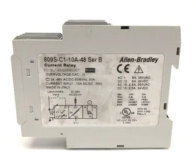 USED ALLEN-BRADLEY 809S-C1-10A-48 SER. B