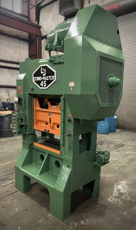Used 1986 L AND J L AND J EM45 PRESS Straight Side Presses | Alma Machinery #898687
