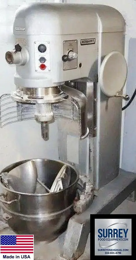 60 Quart Dough Mixer with guard - RARE USED ITEM