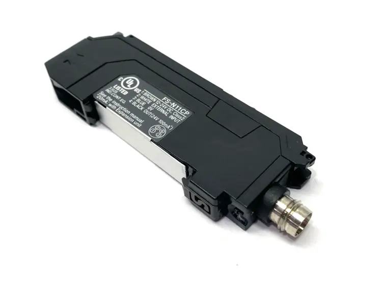 Used KEYENCE Digital Fiber Optic Amplifier, Main Unit, M8 Connector NO COVER Fiber Optics Michigan US | Maverick Industrial Sales #1395326
