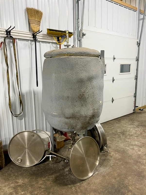 Vertical Tank, ss 145 gallons
