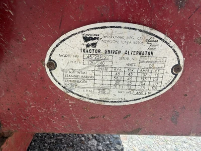 WIN POWER 3-Point PTO Powered WIN POWER 3 point PTO powered generator.
Municipality owned.
Must pick...