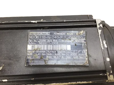 Indramat MDD071B-N-040-N21-095PB0 Permanent Magnet Servo Motor