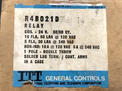 Used ITT GENERAL CONTROLS _UNKNOWN_ Misc Electrical & Power Parts British Columbia CA | Lenmark #247104