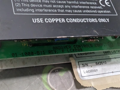 Andover Controls Lcx800 Infinity HVAC Control Module 01-1000-571 Rev. F Used