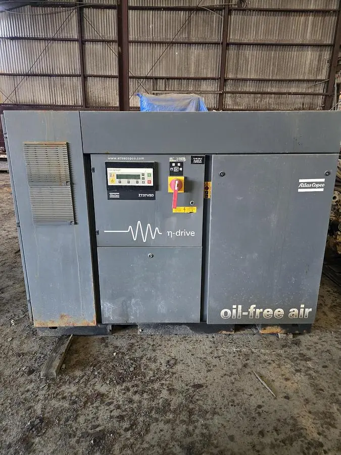 Used 2002 ATLAS COPCO ZT 37 VSD Non-Lube Air Compressors North Carolina US | DH Griffin Used Equipment #1383897