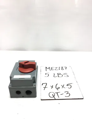 Mennekes ME 30MS1A-M2 Disconnect Switch 30Amp 3PH 15HP