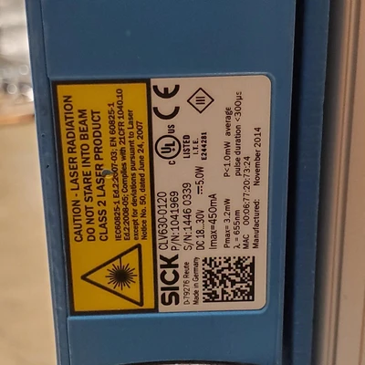 Used SICK CLV630-0120, CDM420-0102, WL18-3P430 Miscellaneous Equipment (Electrical & Power) California US | American Industrial Supply Co. #1377044