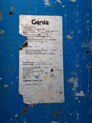 USED 2016 Genie GS-4047