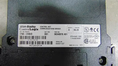 Allen Bradley 1756-CNB/D ControlLogix Control Net Comm Bridge without cover Used