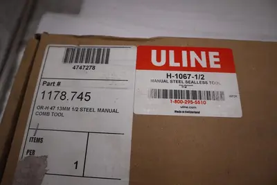 NEW Uline 1/2" Manual Steel Banding Strapping SEALER Tensioner STK 1863CC