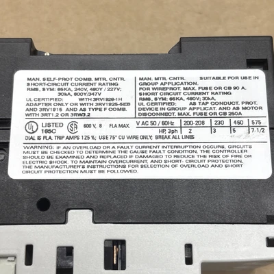 NEW FURNAS ELECTRIC CO 3RV1021-1HA15