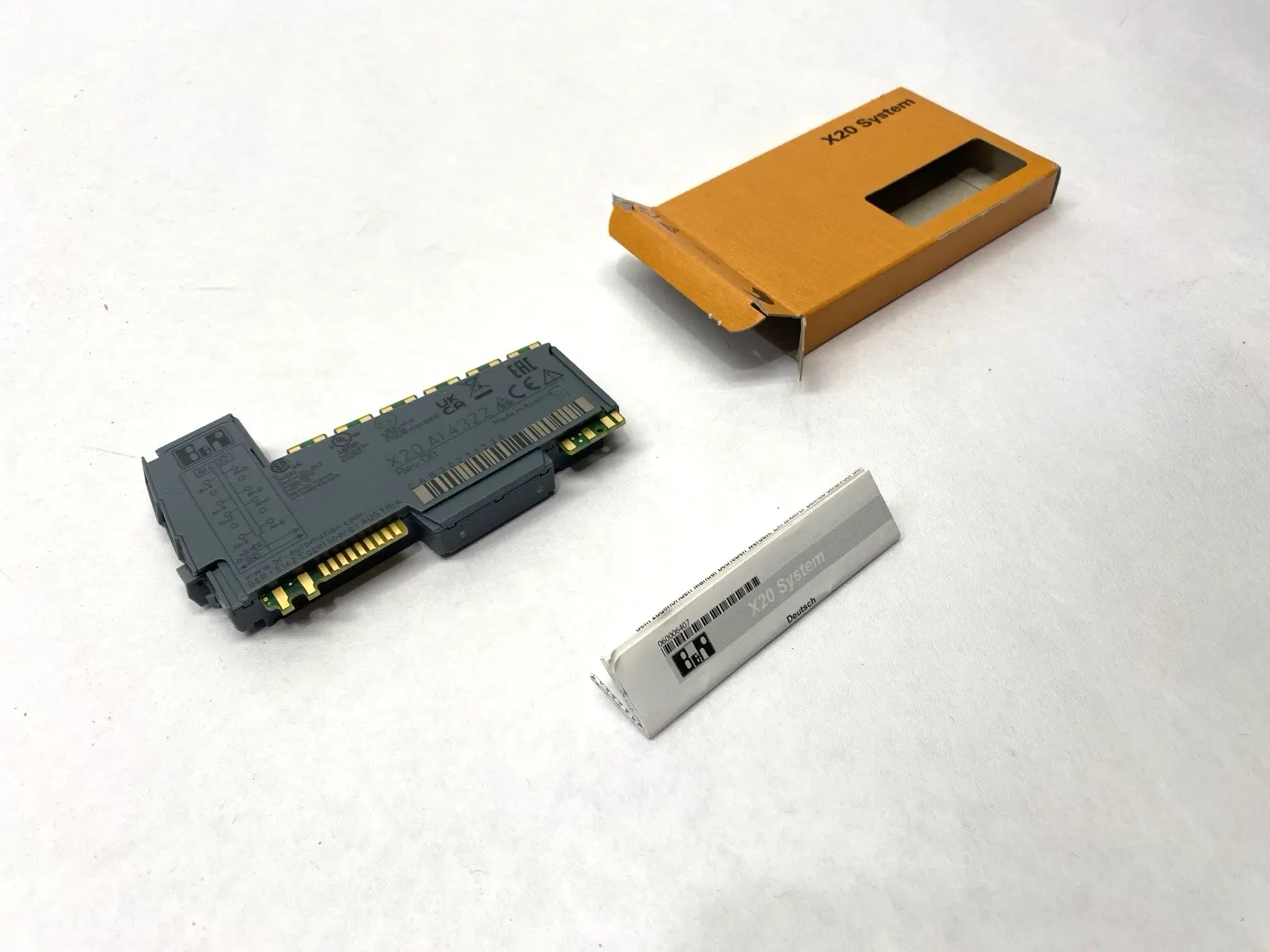 USED B&R REV. D0 ANALOG INPUT MODULE 4-INPUTS 12-BIT CONVERTER