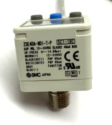 New | in-Stock SMC Digital Vacuum Pressure Switch Pressure Switches Michigan US | Maverick Industrial Sales #1460528