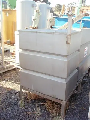 CIP, 2-Tank, 350 Gallon, S/st, Rectangular,, #S731534