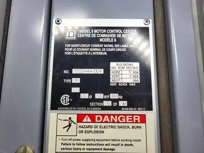 USED SQUARE D MODEL 6