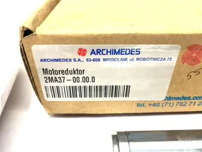 USED ARCHIMEDES PNEUMATIC GEARMOTOR 5077:1 RATIO 0.3KW