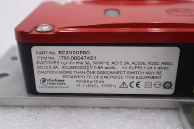 FORTRESS INTERLOCKS 17326041  PROLOK SOLENOID CONTROLLED BODY #K-2653