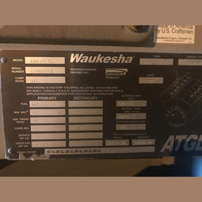 USED 2004 WAUKESHA 12V-AT27GL