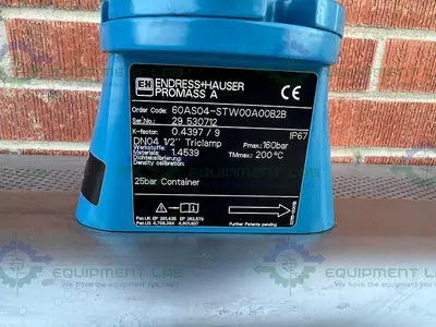 USED ENDRESS + HAUSER PROMASS 60AS04 MASS FLOWMETER  20-55 VAC