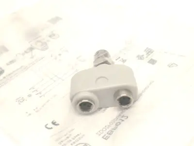 ZDO2F030VAS0000-00STGH040VAS, EBF012 | IFM EBF012 Y/T Splitter Connector M12 To M8 ZDO2F030VAS0000-00STGH040VAS - New