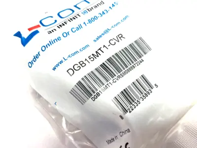 DGB15MT1-CVR | L-Com  Termination Connector Cover Black LOT OF 7 - New
