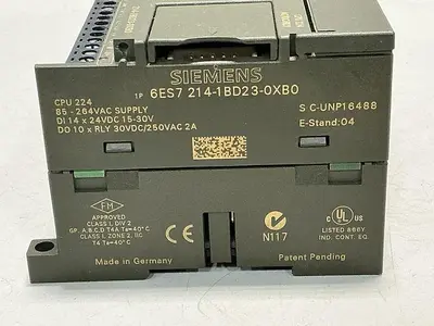 USED SIEMENS 6ES7 214-1BD23-0XB8
