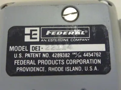 USED FEDERAL PRODUCTS DEI-22114