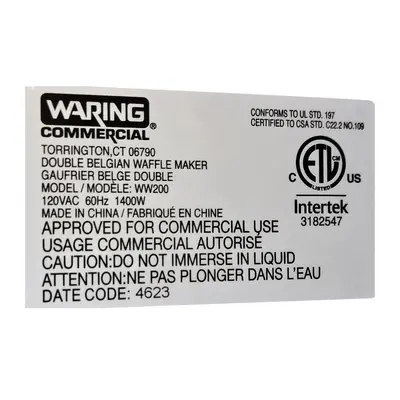 USED WARING WW203