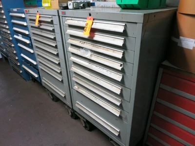 Lyon parts cabinet, tool chest, 9-drawer, mobile