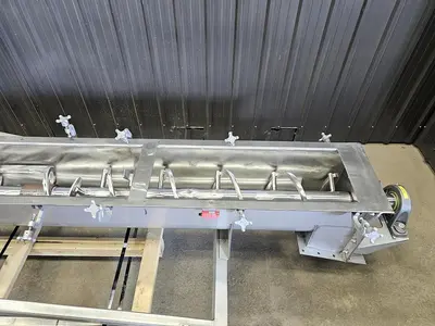 Used Hayes & Stolz Ribbon/Paddle Blender, 15 Cubic Feet