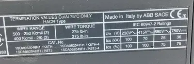 USED ABB T6H800