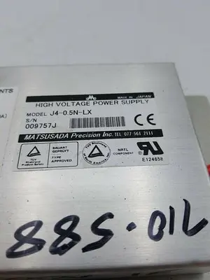 Matsusada J4-0.5N-LX High Voltage Power Supply