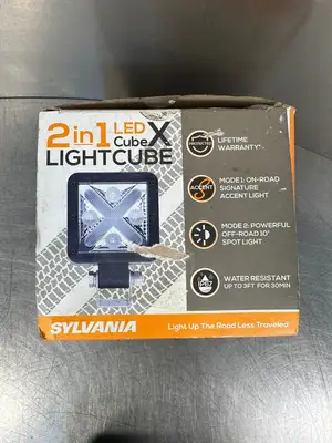Sylvania 2-in-1 LED Cube X Light 1800 Lumens Spot Light (5.3.3)