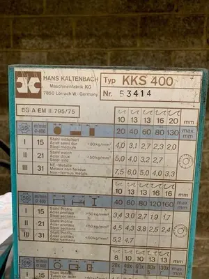 USED KALTENBACH KKS 400