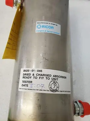 Ricor Edwards B520-01-045 Cryogenic High Vacuum Dried & Charged Absorber