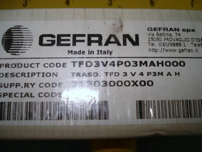 Used GEFRAN _UNKNOWN_ Sensors | OCO Industrial #1593880