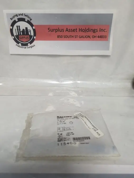 New | in-Stock BALLUFF BES0376 Relays & Switches | Surplus Asset Holdings #1205635