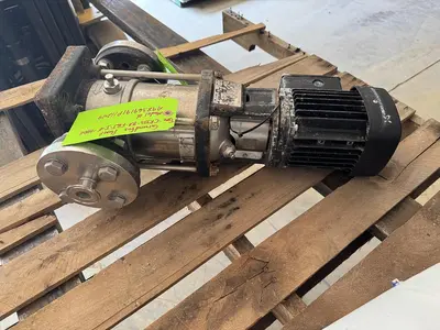 USED GRUNDFOS VERTICAL MULTISTAGE CENTRIFUGAL PUMP A98369191P11249
