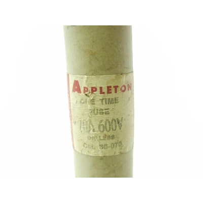 70 AMP APPLETON ONE TIME FUSE