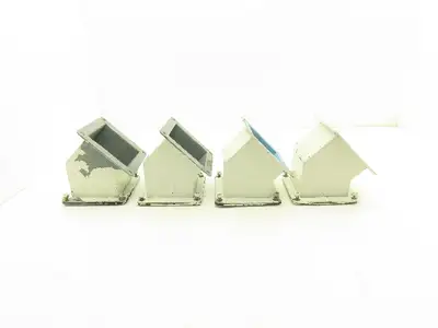 Wiegmann JWL454 4"x4" Wireway 45° Elbow Feed-Through Lot of 4