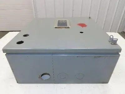 Allen Bradley Electrical Enclosure 19x18x8" Combination Motor Starter Box Sz 3