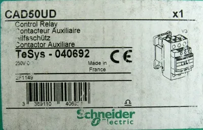 NEW SCHNEIDER ELECTRIC CAD50UD CONTROL RELAY