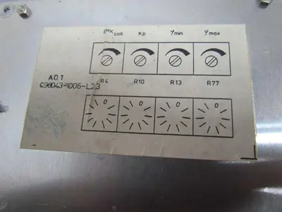 Siemens 6-RA-8261-3B Circuit Board, Field Supply Unit-For Parts or Repair