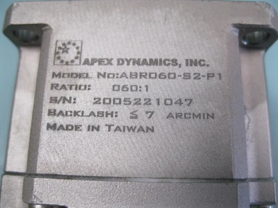 NEW Apex Dynamics ABR060-S2-P1