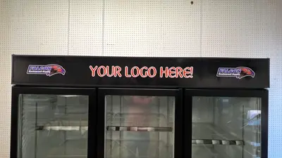 Used Beverage Air Used 2017 Beverage Air LV72HC-1-B Refrigerated Glass 3 Door Reach In Merchandiser Display Refrigerators Illinois US | Falcon Restaurant Supply #1373725