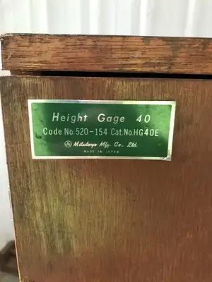 Mitutoyo HG40E VINTAGE Vernier Height Gage .001-40″